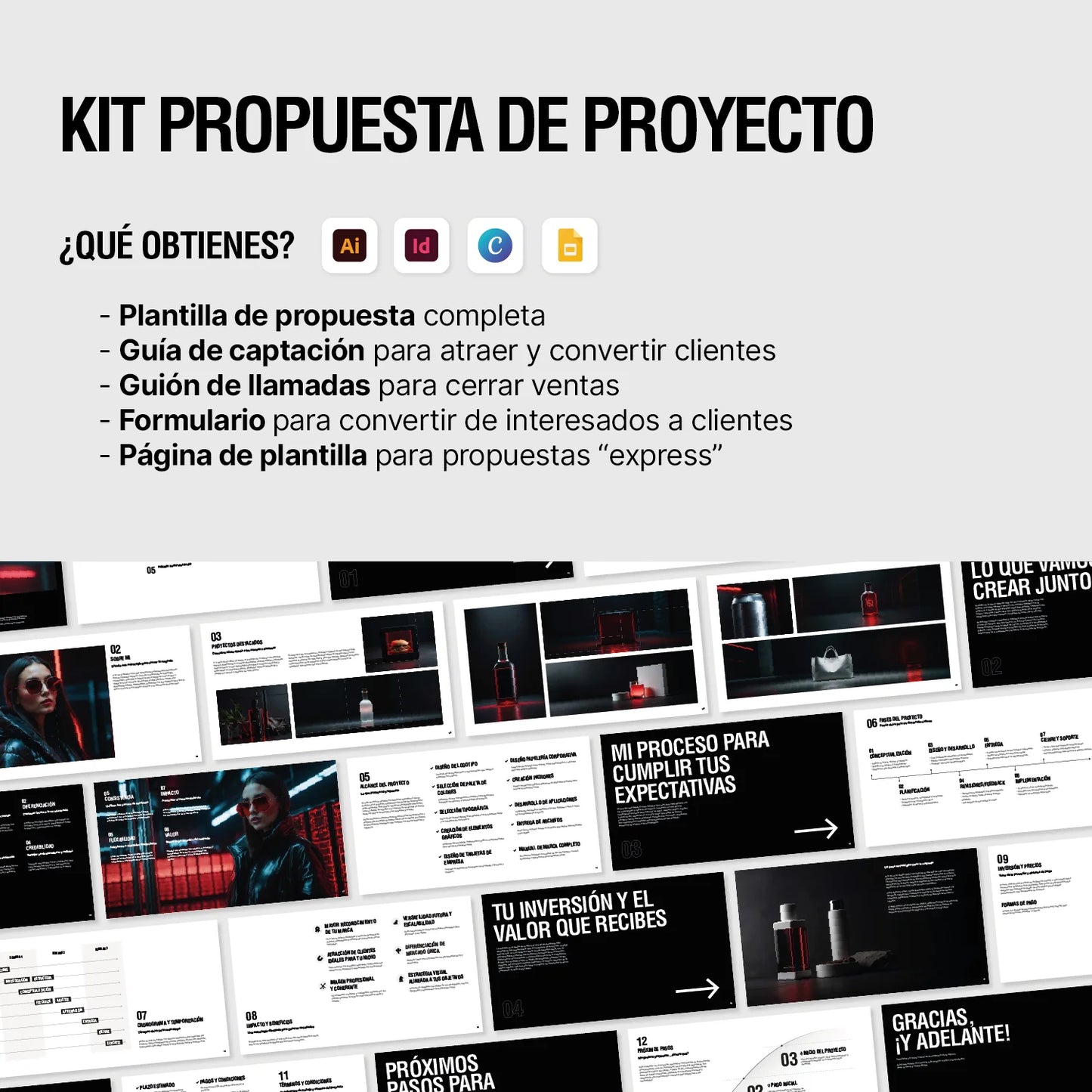 Pack Propuesta Proyectos